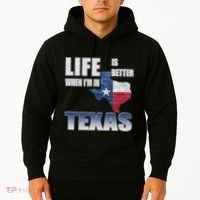 Life Is Better When IM In Texas Hoodie thumb 2