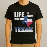 Life Is Better When IM In Texas T-Shirt thumb 3