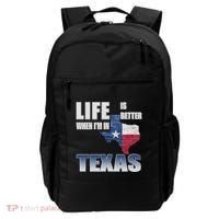 Life Is Better When IM In Texas Backpack thumb 0