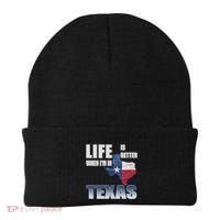 Life Is Better When IM In Texas Beanie thumb 0