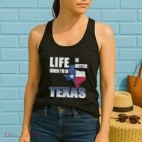 Life Is Better When IM In Texas Women's Tank Top thumb 2