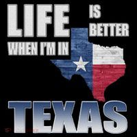 Life Is Better When IM In Texas Baby Bodysuit thumb 2