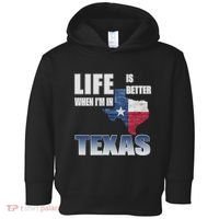 Life Is Better When IM In Texas Toddler Hoodie thumb 0