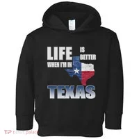 Life Is Better When IM In Texas Toddler Hoodie thumb 0