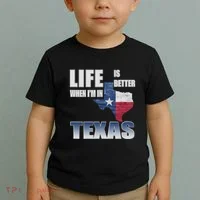 Life Is Better When IM In Texas Toddler T-Shirt thumb 2