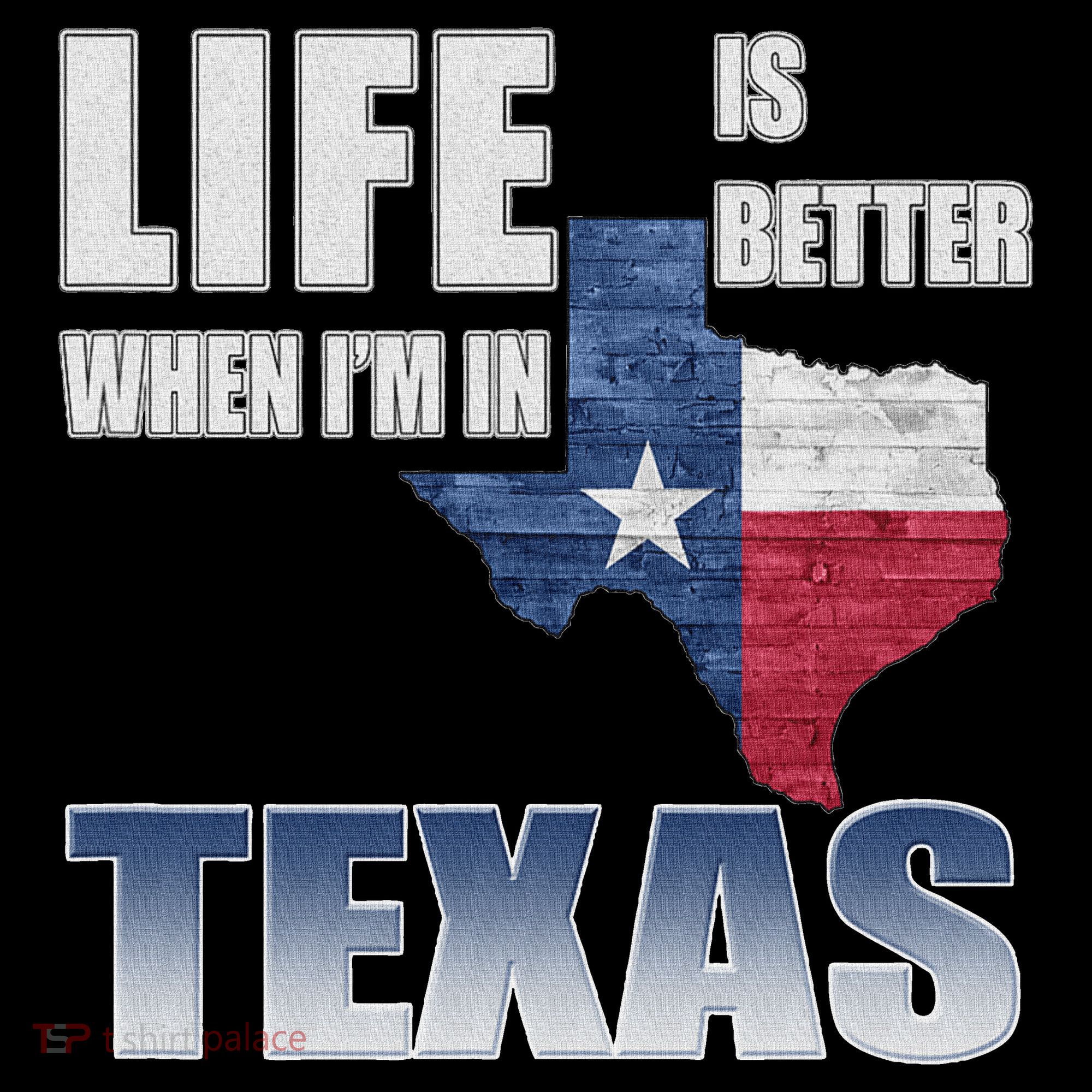 Life Is Better When IM In Texas Women's Long Sleeve Shirt