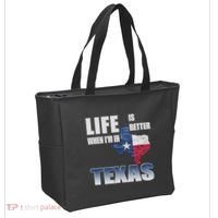 Life Is Better When IM In Texas Tote Bag thumb 2