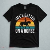 Life Is Better On A Horse Riding Gift T-Shirt thumb 5