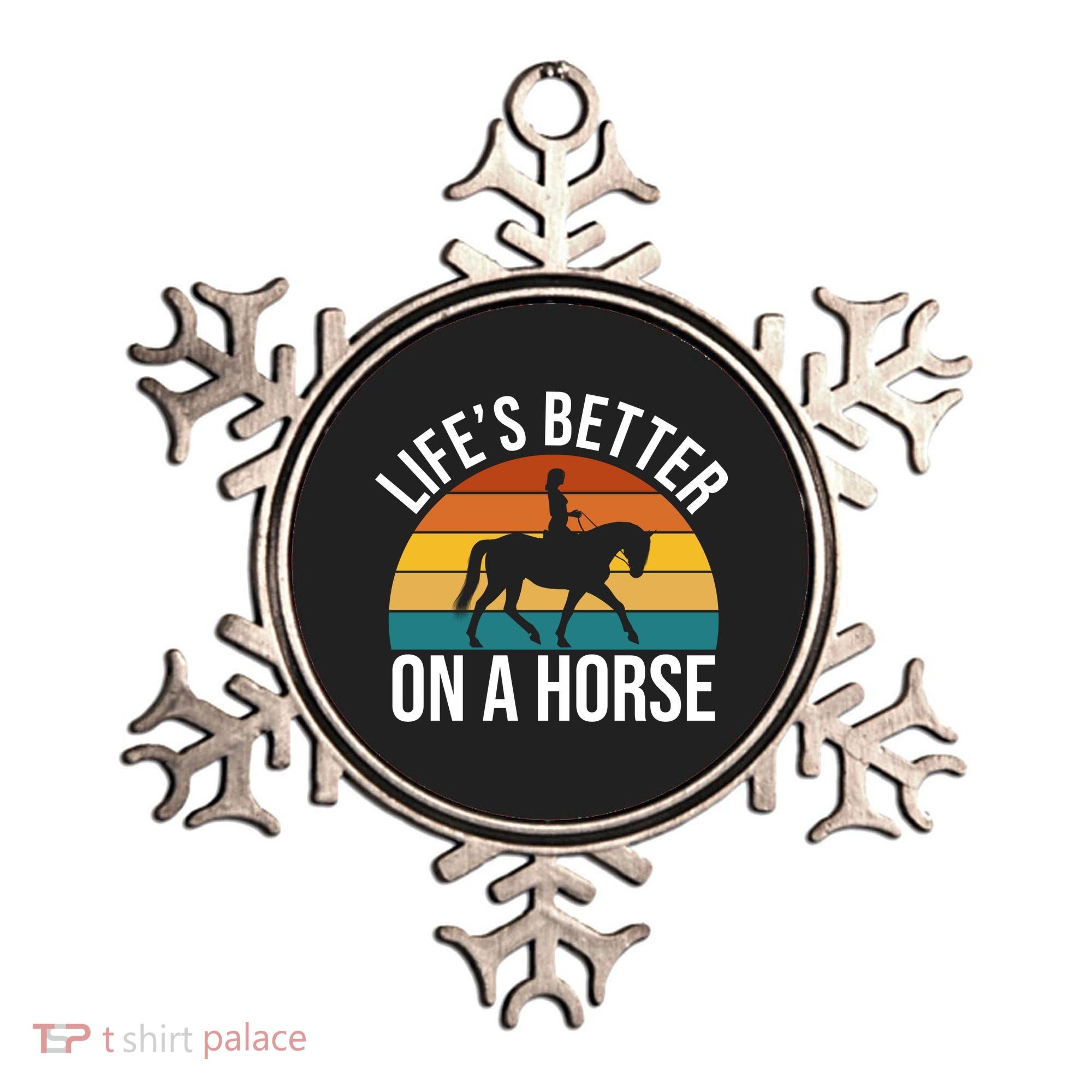 Life Is Better On A Horse Riding Gift Ornament
