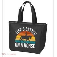 Life Is Better On A Horse Riding Gift Tote Bag thumb 3