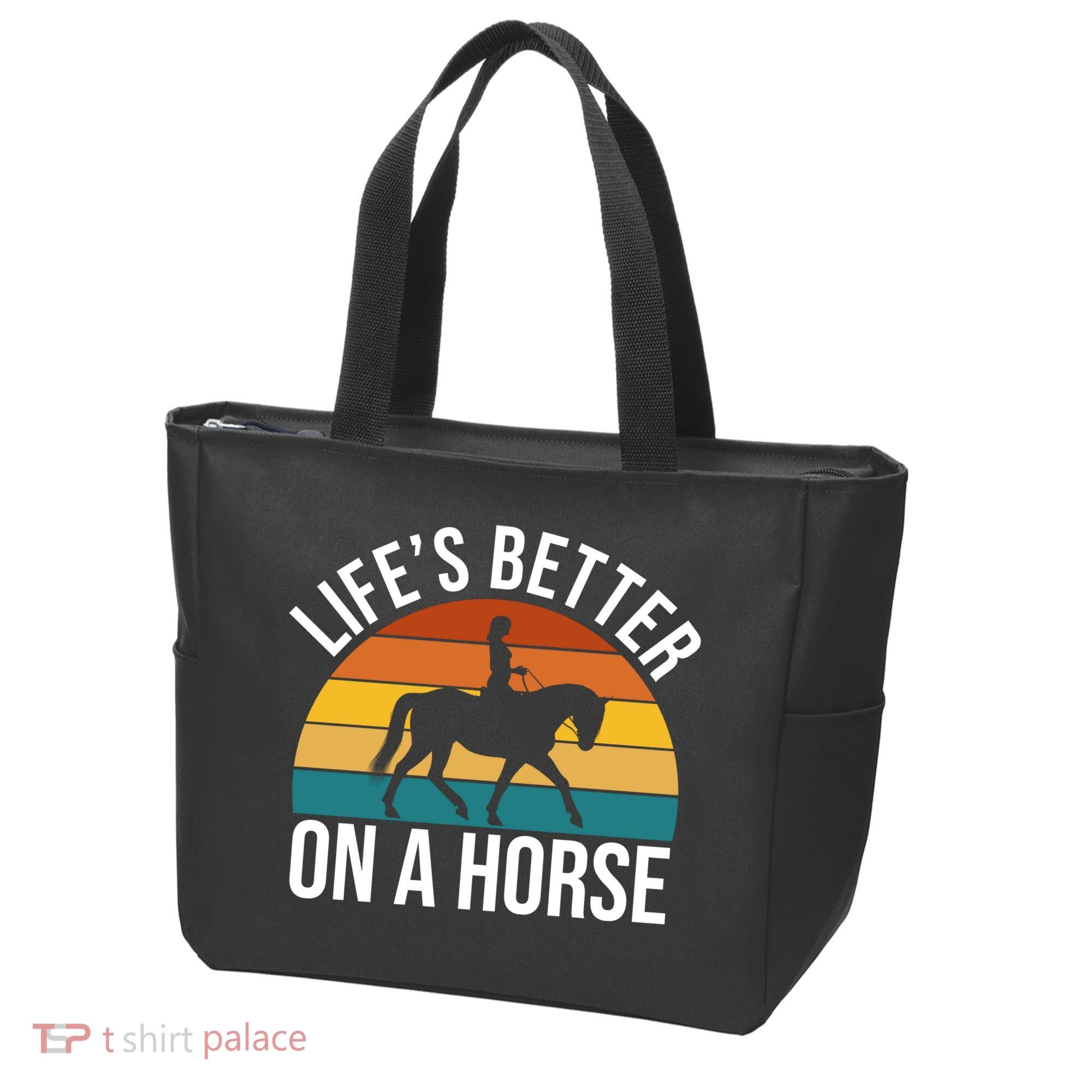 Life Is Better On A Horse Riding Gift Tote Bag