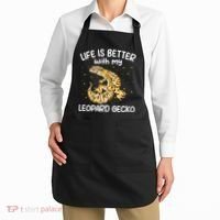 Life Is Better With My Leopard Gecko Funny Apron thumb 2