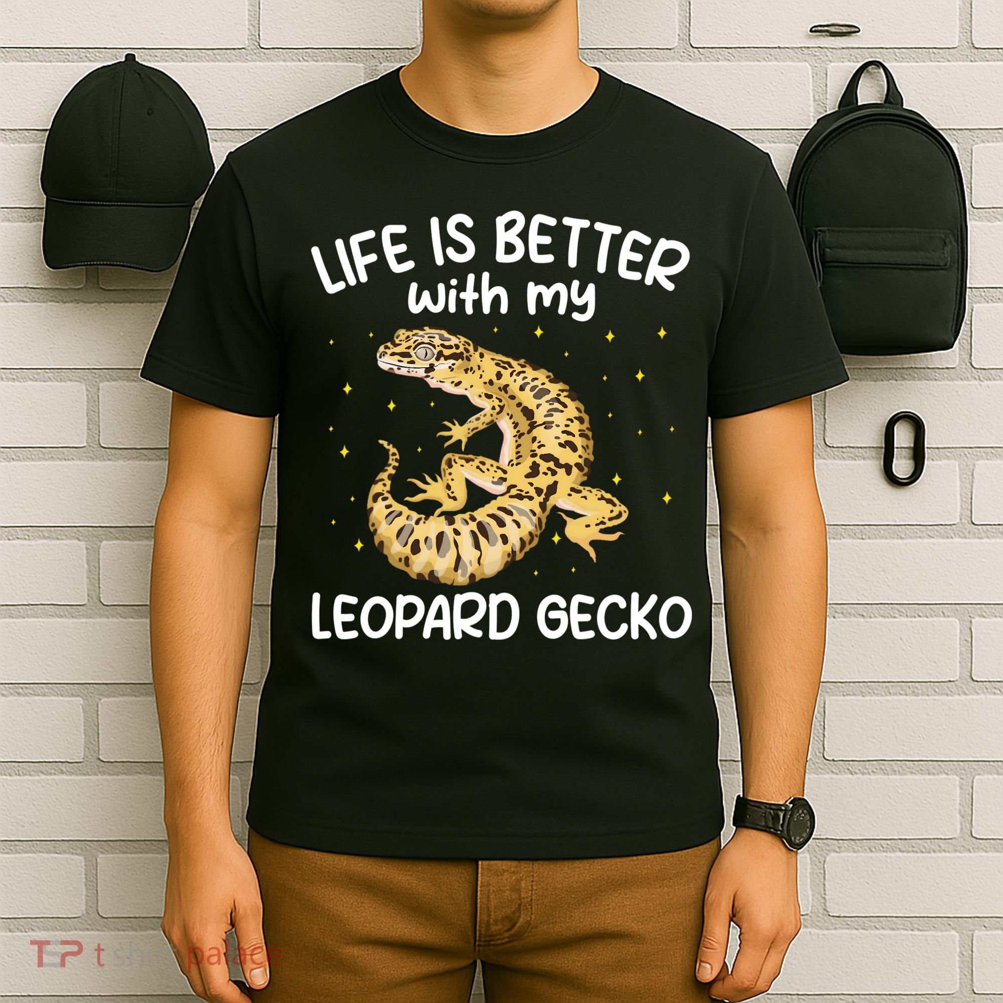 Life Is Better With My Leopard Gecko Funny T-Shirt