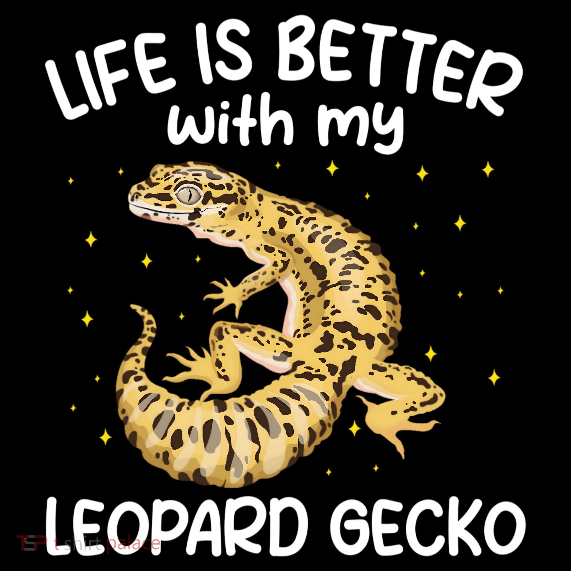 Life Is Better With My Leopard Gecko Funny Button