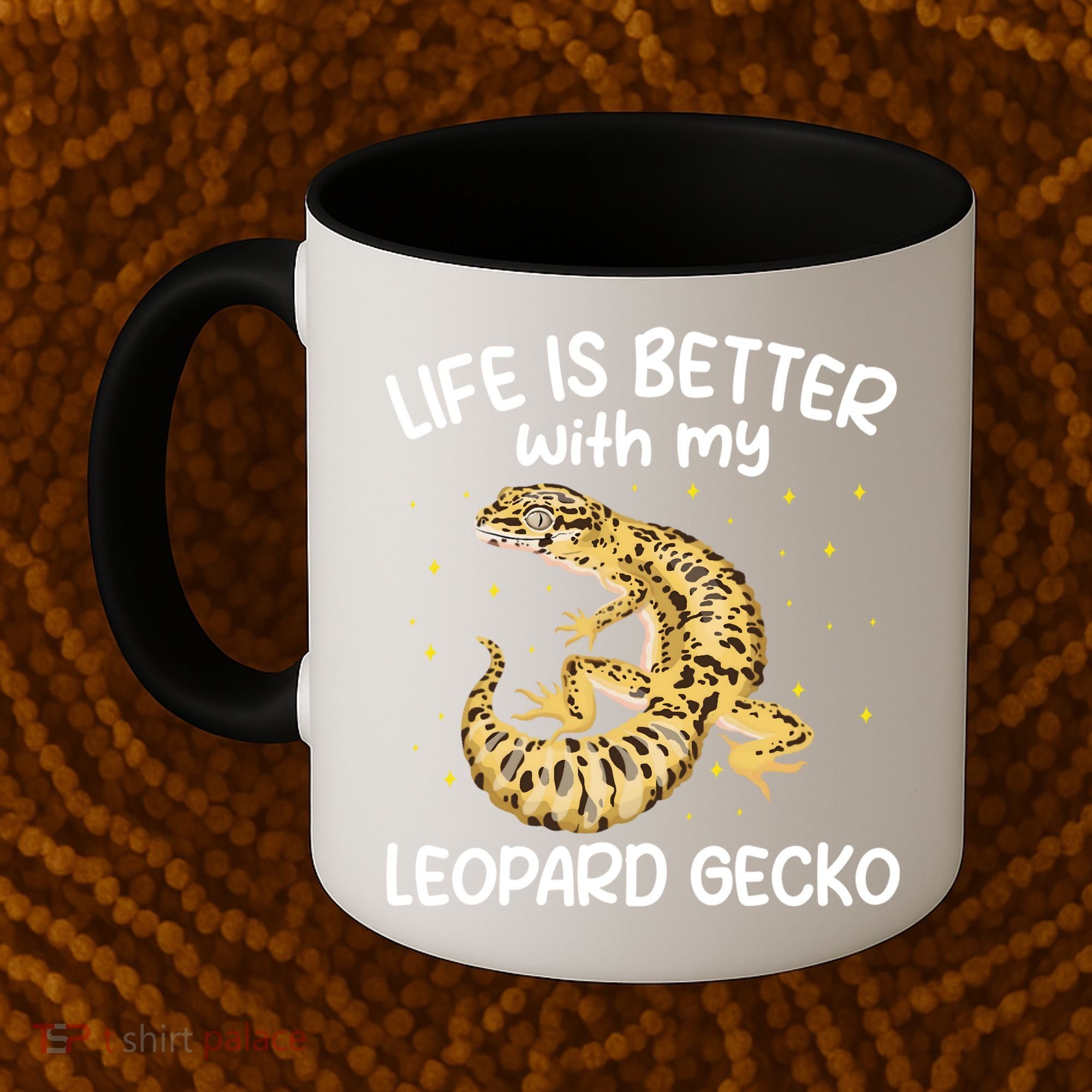 Life Is Better With My Leopard Gecko Funny Coffee Mug