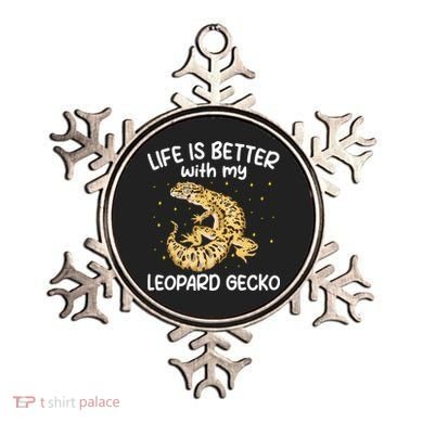Life Is Better With My Leopard Gecko Funny Ornament