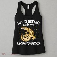 Life Is Better With My Leopard Gecko Funny Women's Tank Top thumb 3