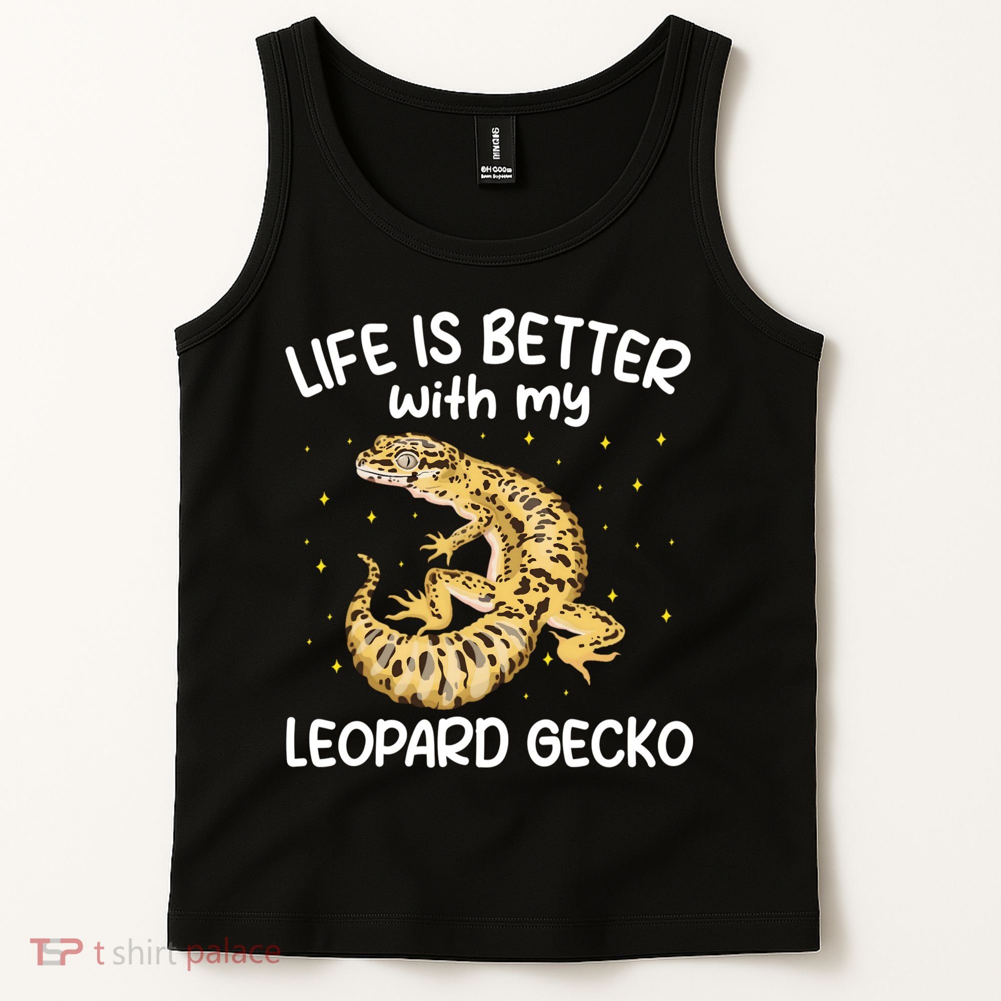 Life Is Better With My Leopard Gecko Funny Tank Top