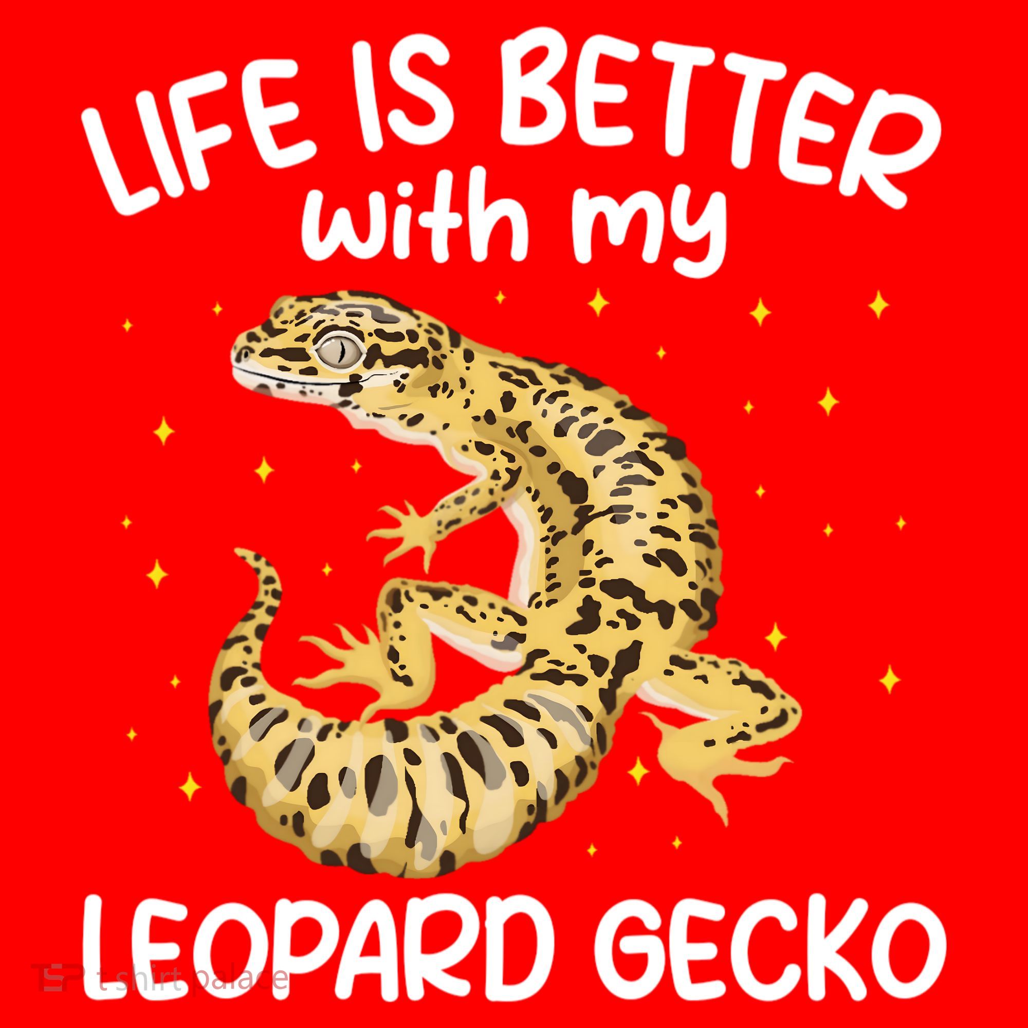 Life Is Better With My Leopard Gecko Funny Santa Hat
