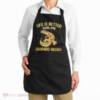 Life Is Better With My Leopard Gecko Funny Apron thumb 2