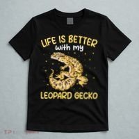 Life Is Better With My Leopard Gecko Funny T-Shirt thumb 5