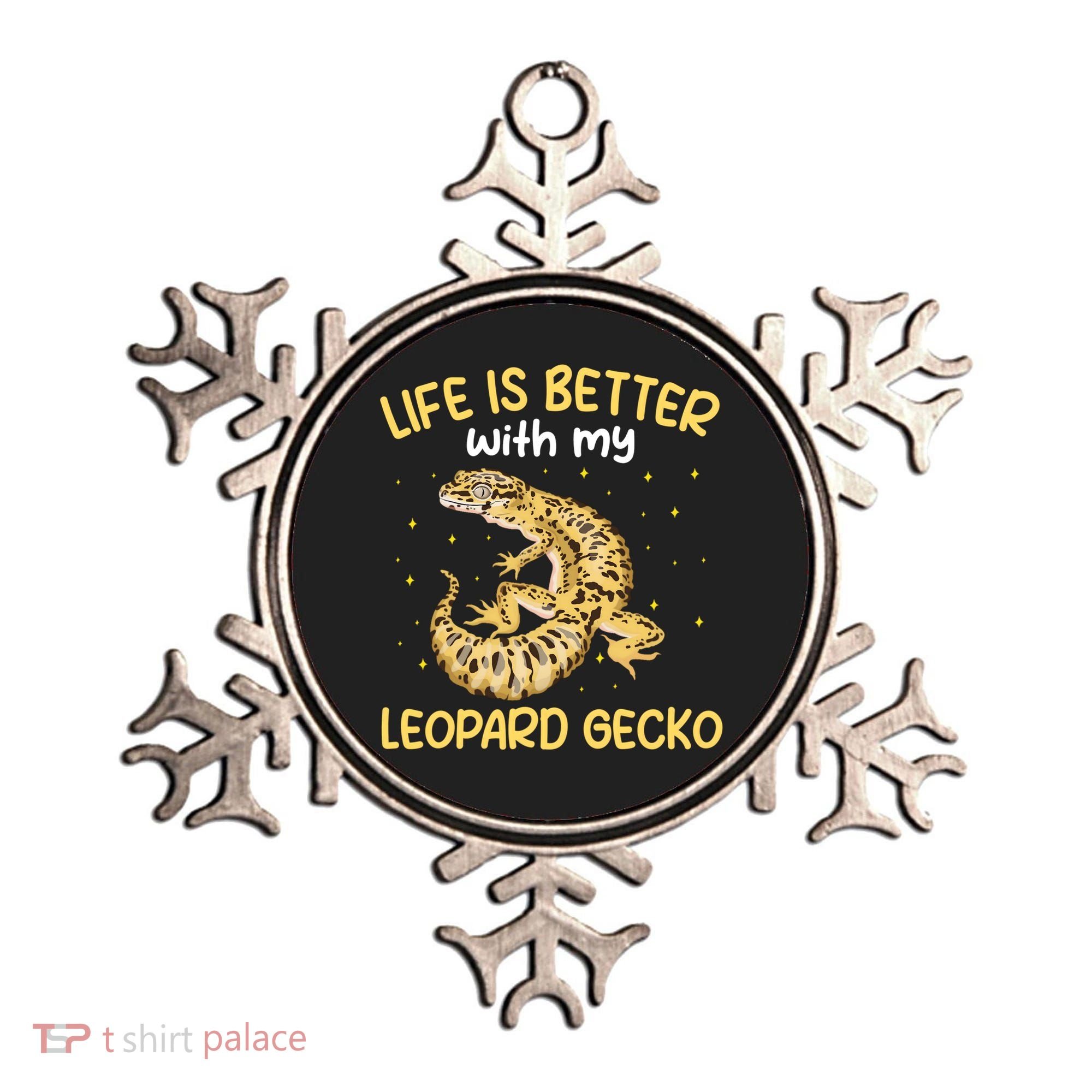 Life Is Better With My Leopard Gecko Funny Ornament