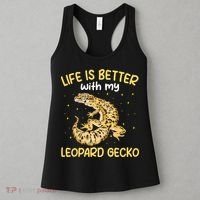 Life Is Better With My Leopard Gecko Funny Women's Tank Top thumb 3