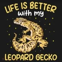 Life Is Better With My Leopard Gecko Funny Toddler Hoodie thumb 2