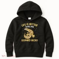 Life Is Better With My Leopard Gecko Funny Kids Hoodie thumb 0