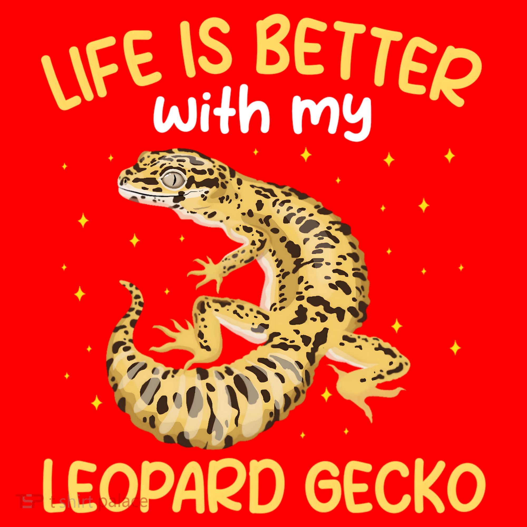Life Is Better With My Leopard Gecko Funny Santa Hat