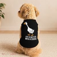 Life Is Better With A Goose Funny Goose Gift Doggie Tank thumb 2