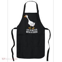 Life Is Better With A Goose Funny Goose Gift Apron thumb 0