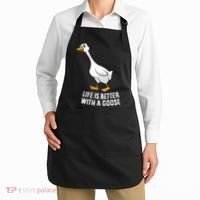Life Is Better With A Goose Funny Goose Gift Apron thumb 2