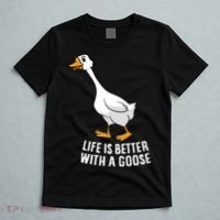 Life Is Better With A Goose Funny Goose Gift T-Shirt thumb 5