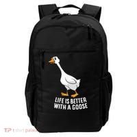 Life Is Better With A Goose Funny Goose Gift Backpack thumb 0