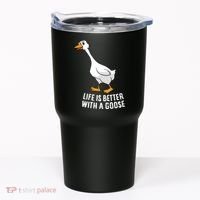 Life Is Better With A Goose Funny Goose Gift Tumbler thumb 0