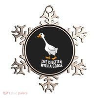 Life Is Better With A Goose Funny Goose Gift Ornament thumb 0
