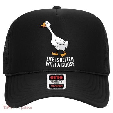 Life Is Better With A Goose Funny Goose Gift Hat