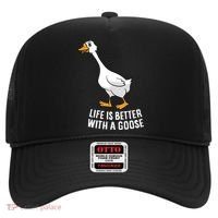 Life Is Better With A Goose Funny Goose Gift Hat thumb 0
