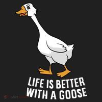 Life Is Better With A Goose Funny Goose Gift Hat thumb 2