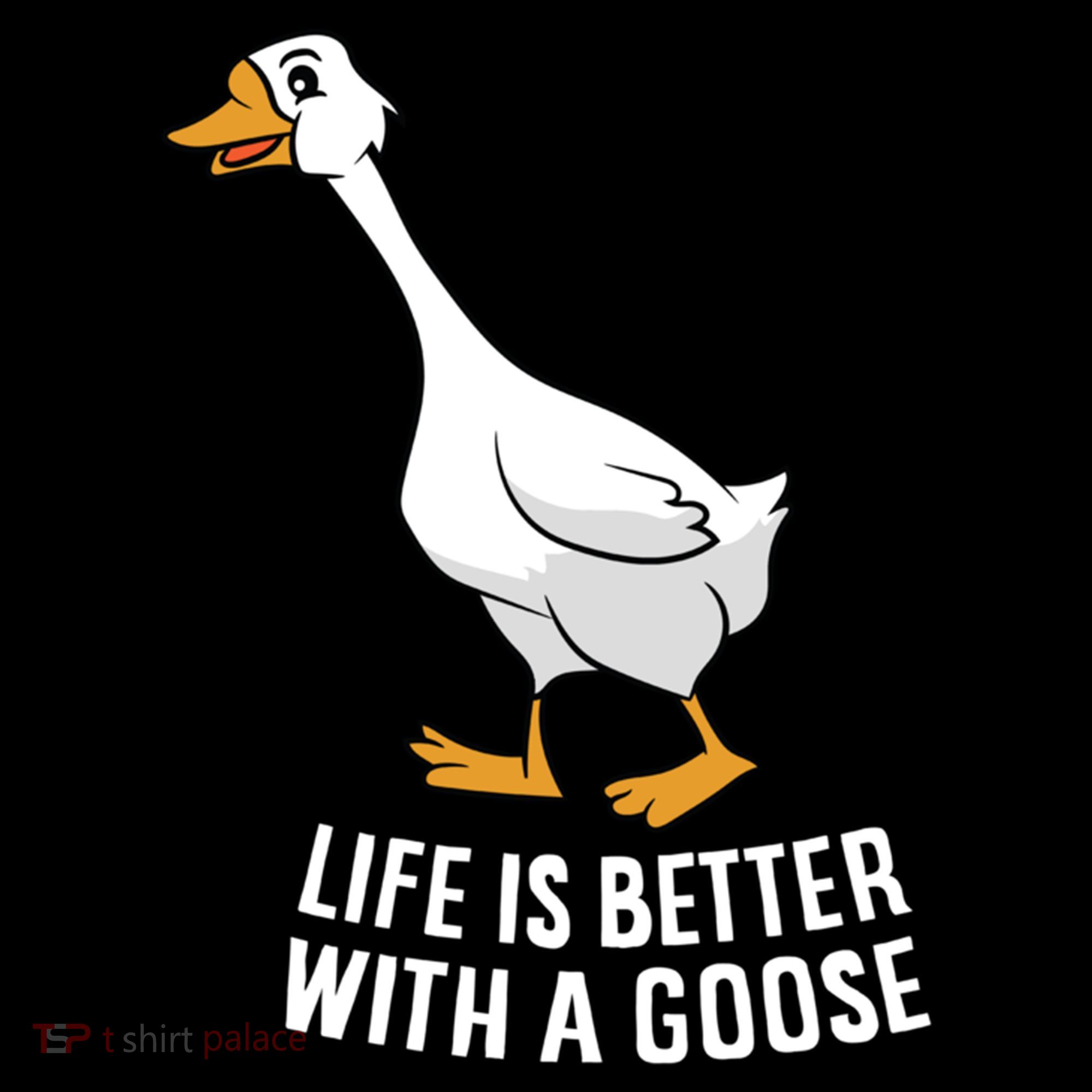 Life Is Better With A Goose Funny Goose Gift Women's Long Sleeve Shirt