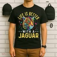 Life Is Better With A JAGUAR Funny JAGUARS T-Shirt thumb 6