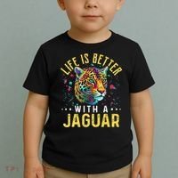 Life Is Better With A JAGUAR Funny JAGUARS Toddler T-Shirt thumb 2