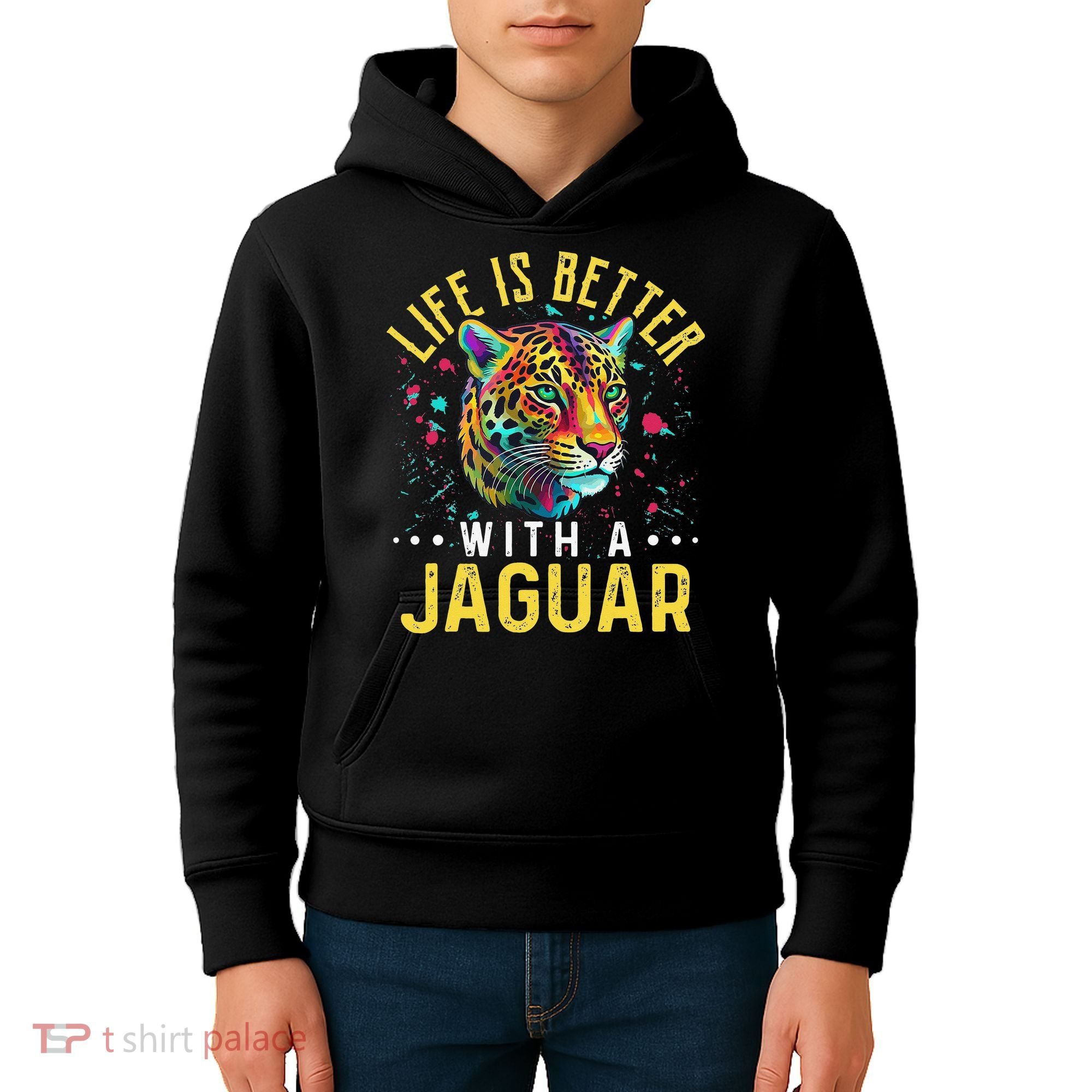 Life Is Better With A JAGUAR Funny JAGUARS Kids Hoodie