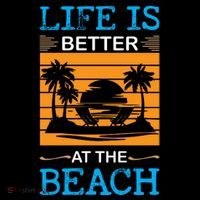 Life Is Better At The Beach Summer Vacation Quote Coffee Mug thumb 5