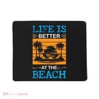 Life Is Better At The Beach Summer Vacation Quote Mousepad thumb 0