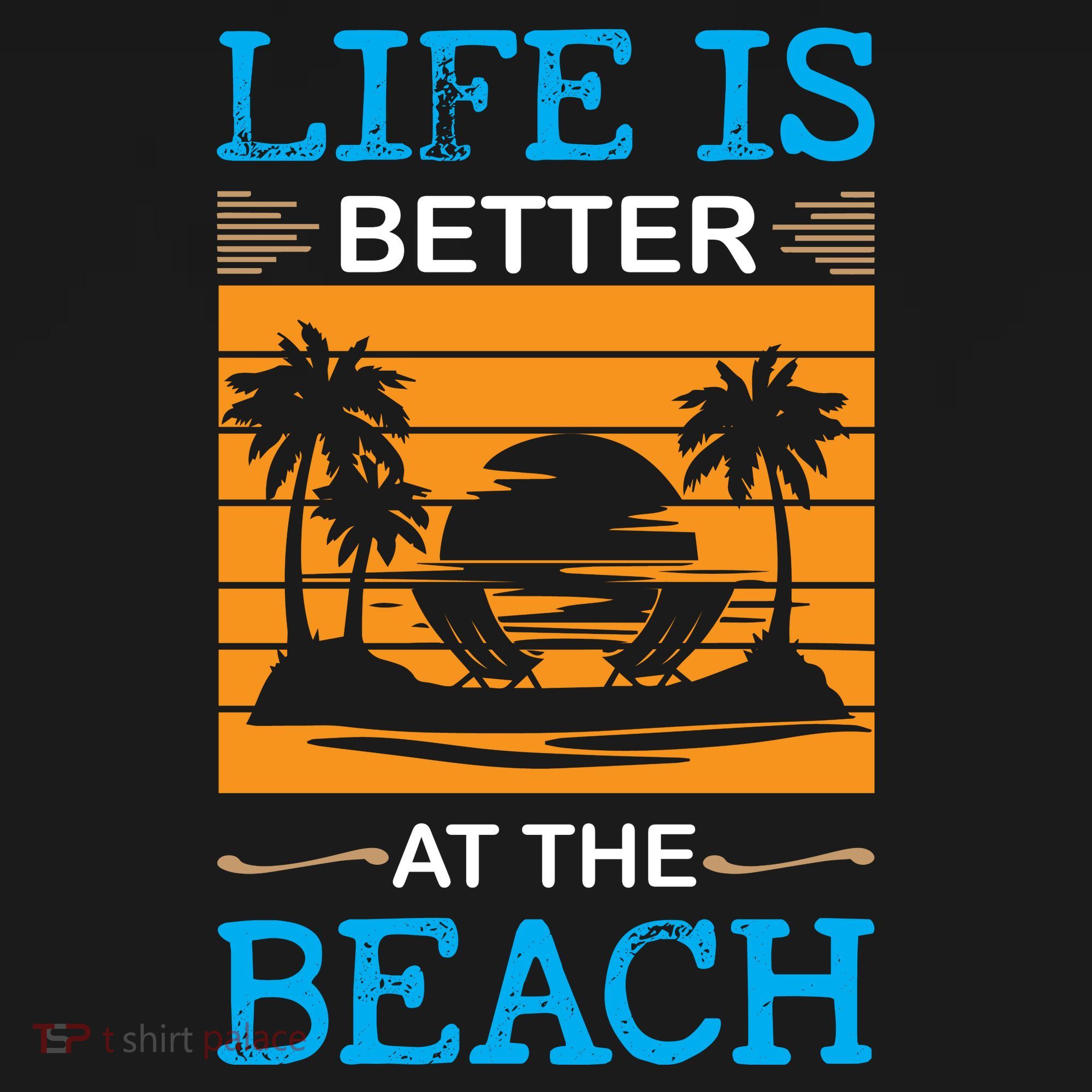 Life Is Better At The Beach Summer Vacation Quote Women's Long Sleeve Shirt