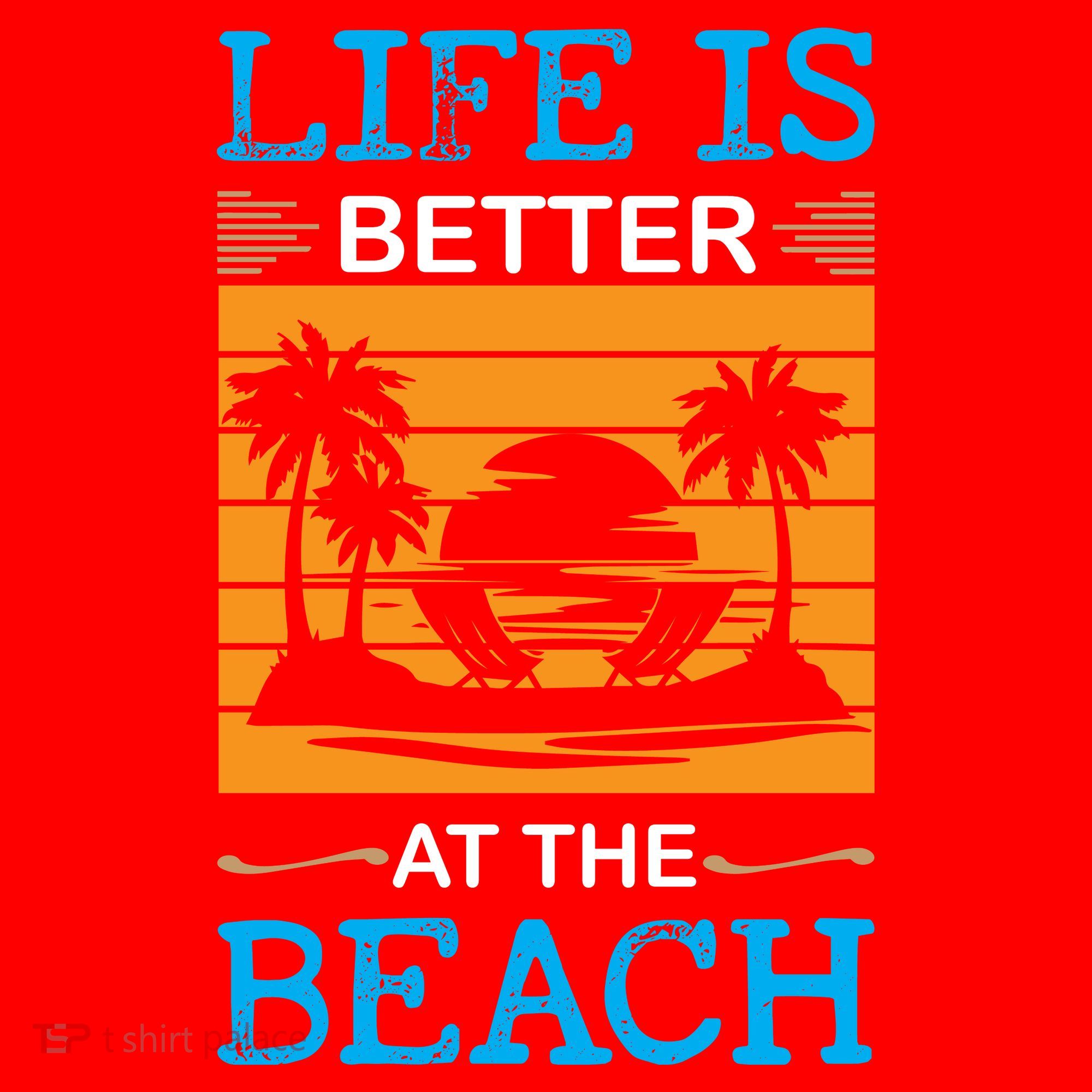 Life Is Better At The Beach Summer Vacation Quote Santa Hat