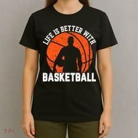 Life Is Better With Basketball For Player Bball T-Shirt thumb 4