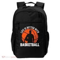 Life Is Better With Basketball For Player Bball Backpack thumb 0